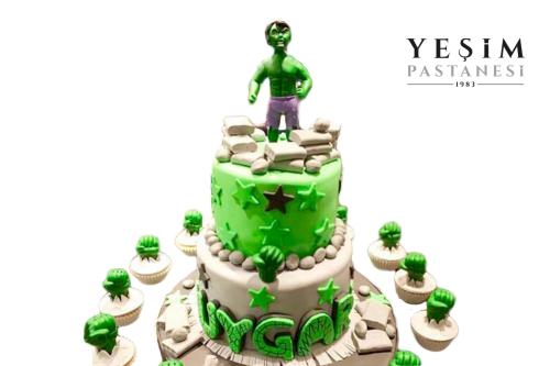 Hulk Yeşil Dev Pasta