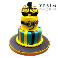 Minion Pasta Renkli Kuşaklar